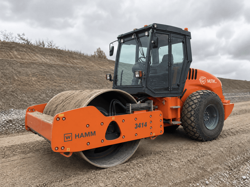Грунтовый каток HAMM 3414 (+ бандаж)