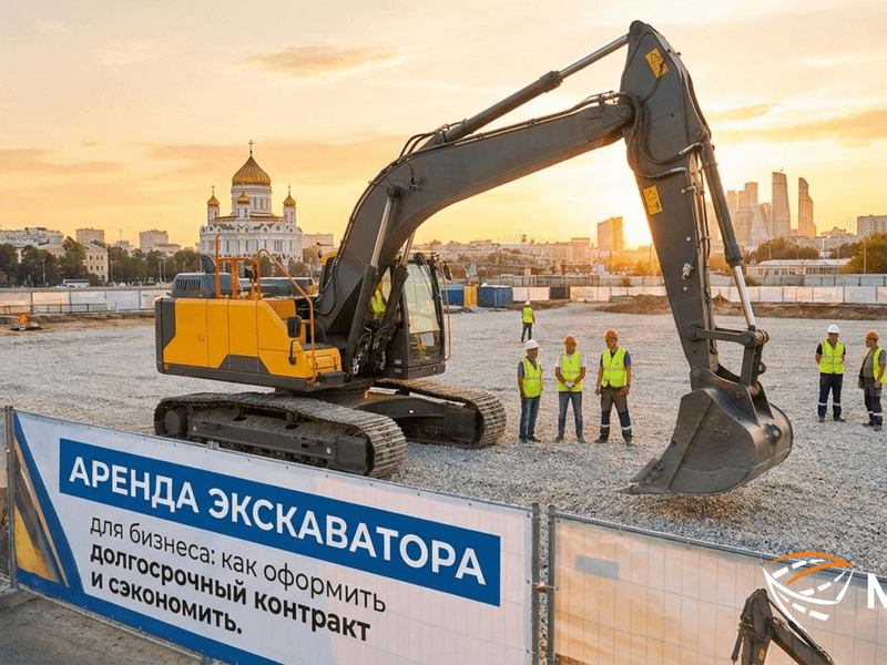 Аренда экскаватора для бизнеса: как оформить долгосрочный контракт и сэкономить