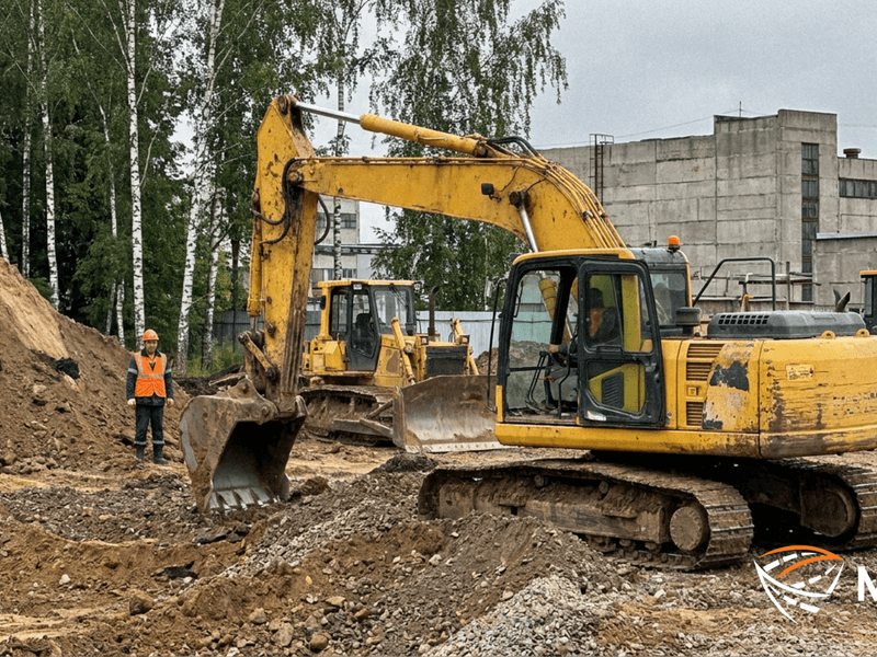 Стоимость аренды экскаватора в Москве в 2025 году: актуальные цены и факторы формирования