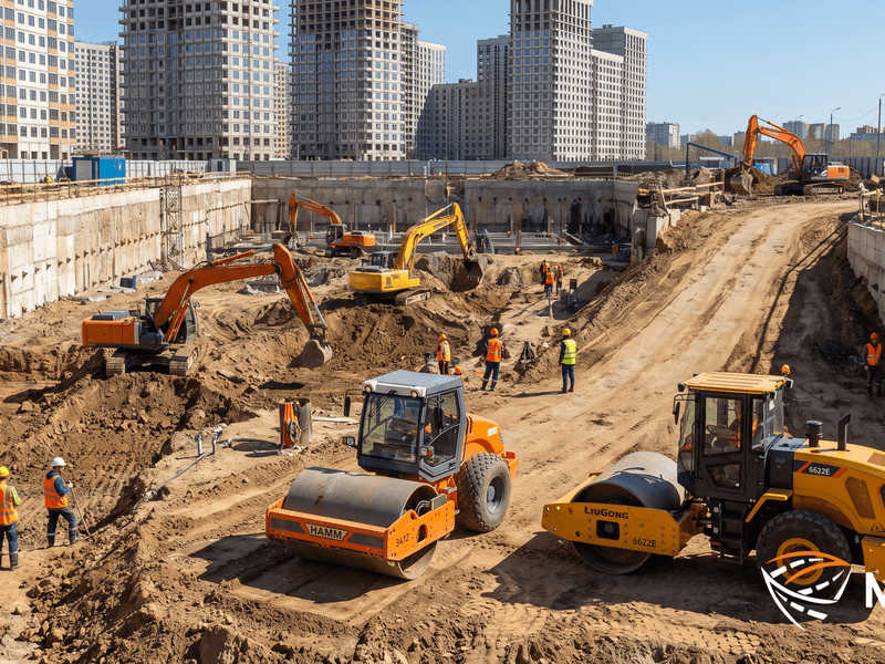 Аренда грунтового катка в Москве и МО: парк HAMM, LiuGong и CAT